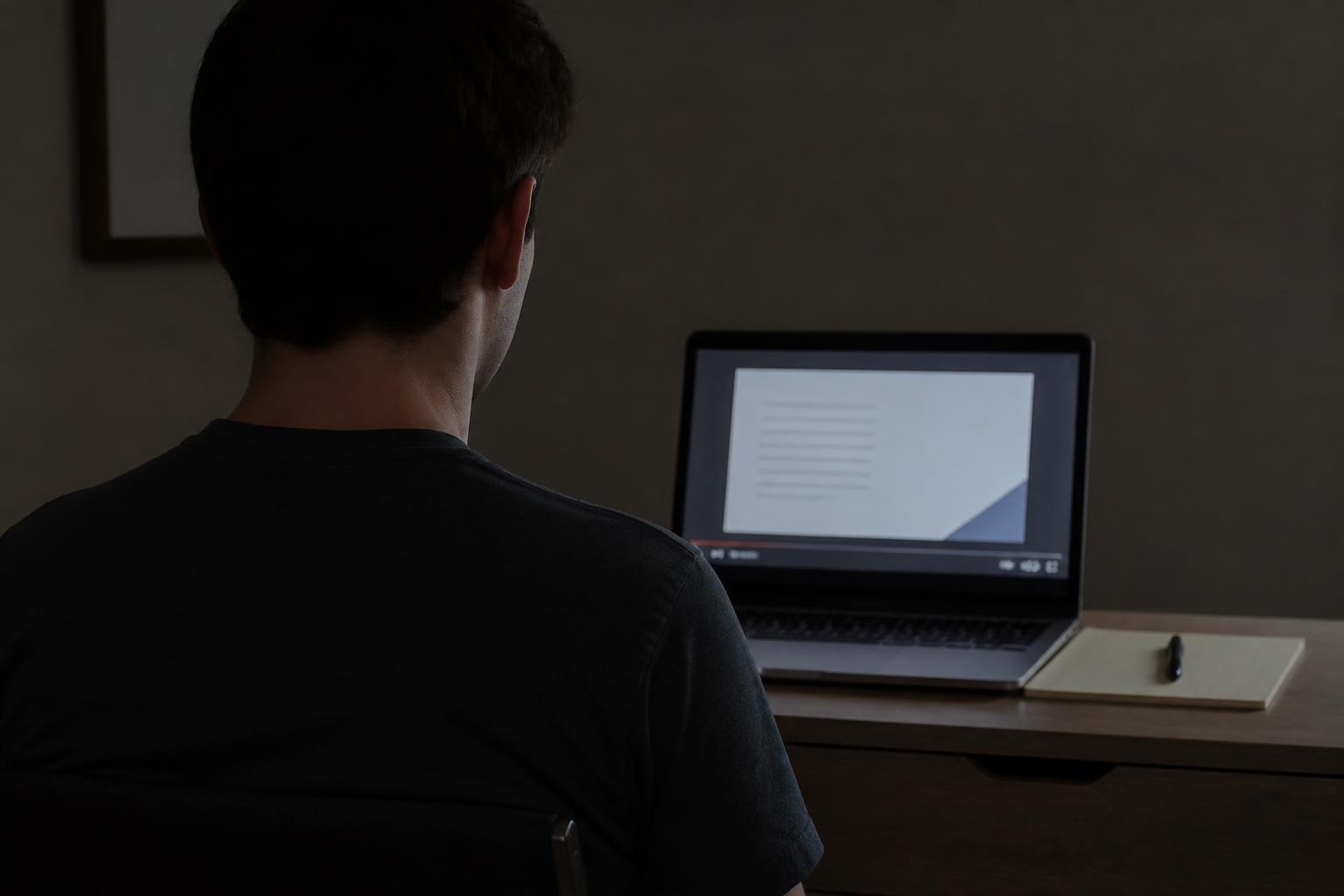 Esperienza impersonale di un corso online generico