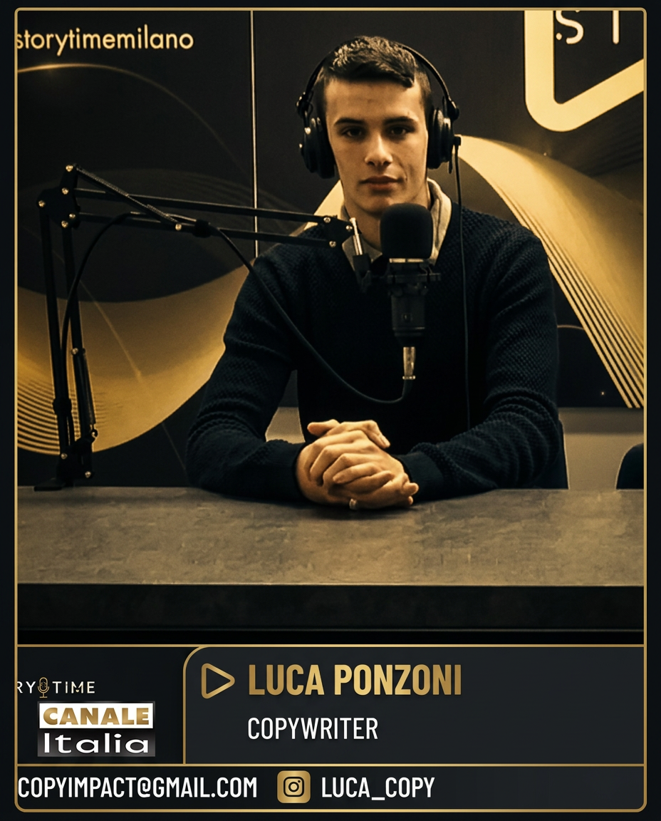 Luca Ponzoni al lavoro